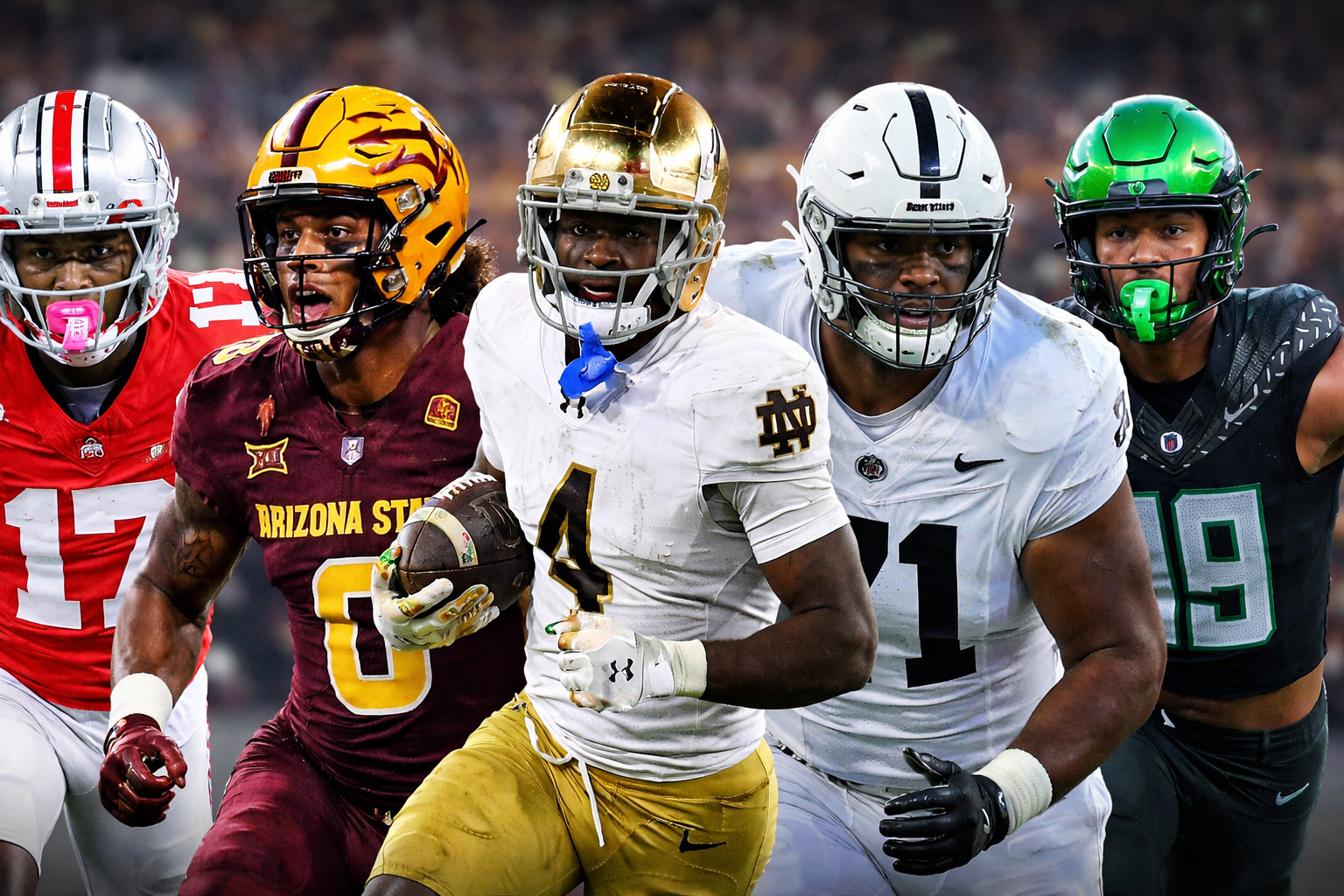 jogadores ofensivos do Draft 2026